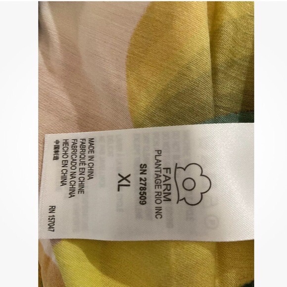 One-Shoulder Farm Rio x Anthropologie Multicolor Dress - Picture 9 of 15